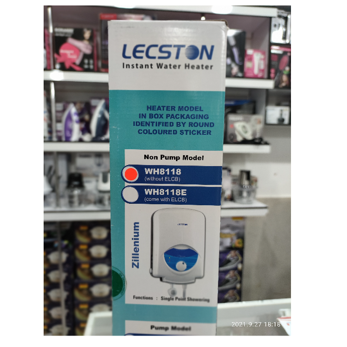 آبگرمکن برقی زودجوش بدون مخزن (کتابی) لکستون LECSTON مدل WH8118